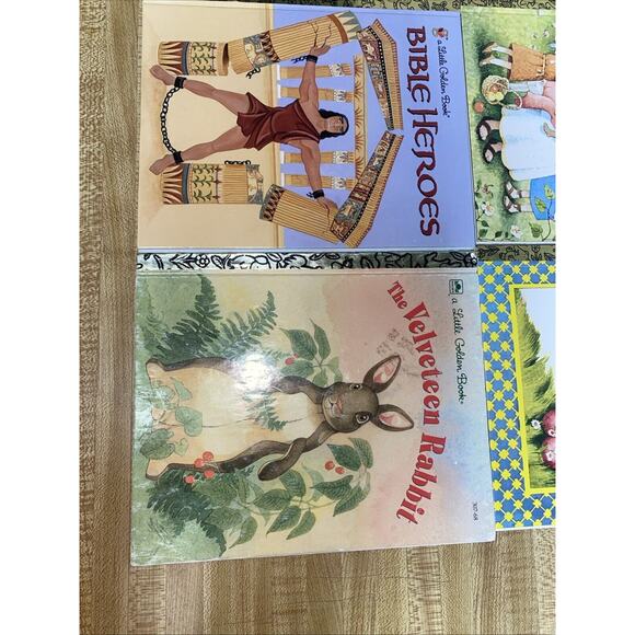 Lot 6 Little Golden Books Jesus Prayers God Noah Bible Velveteen Rabbit Books - Picture 4 of 7